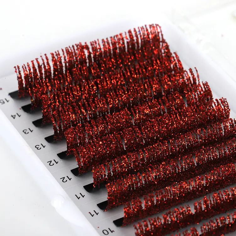 Расширение ресниц Red Glitter